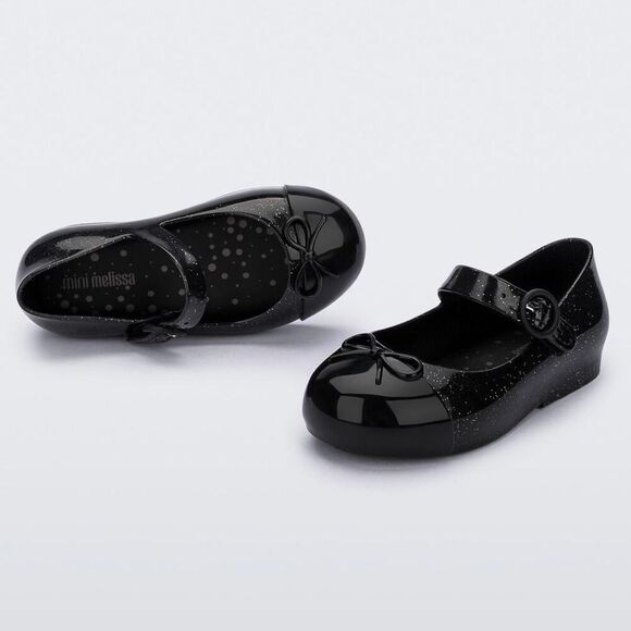 MINI MELISSA Toddler Infant Sweet Love Cap Toe Mary Jane Ballet Flat - Picture 1 of 16